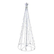 Pom luminos decorativ, Vivimall, 480 Led, lumina alba+flash alb, 1.8 M - vivimall.ro