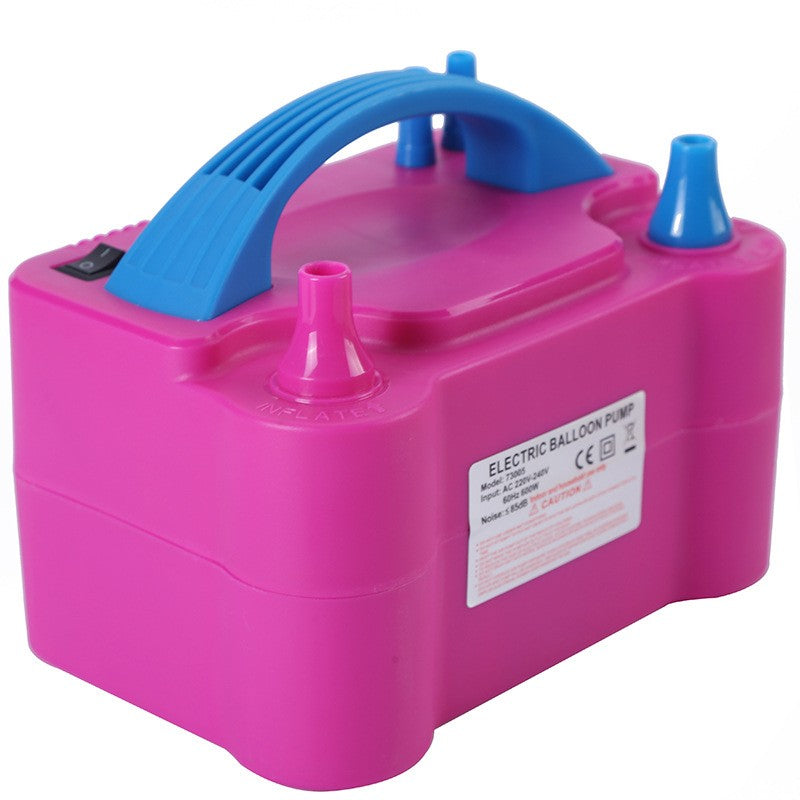 Elektromos lufifújó pumpa, 600 W, rózsaszín