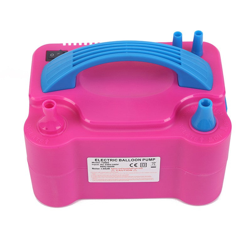 Elektromos lufifújó pumpa, 600 W, rózsaszín