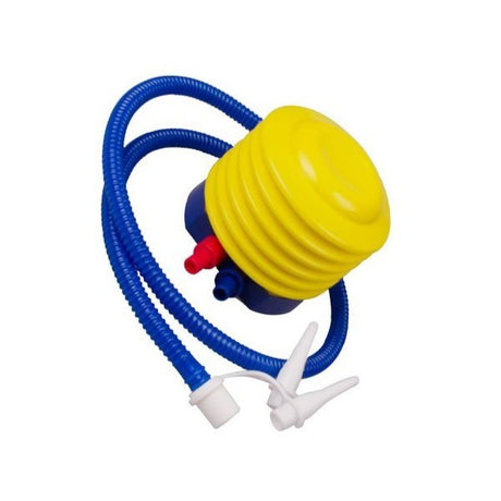 Pompa de picior, cu 3 adaptoare de valva, Air Step, Vivimall, Galben-Albastru - vivimall.ro