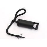 Pompa manuala pentru umflat obiecte gonflabile , colace , saltele , cu 3 adaptori pentru interconectare si furtun, negru, Vivimall - vivimall.ro