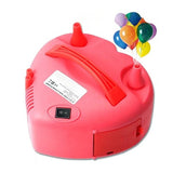 Pompa Electrica Pentru Umflat Baloane, 600 W, in Forma de Inima, Doua Capete de Umflat, din Plastic, Rosu - vivimall.ro