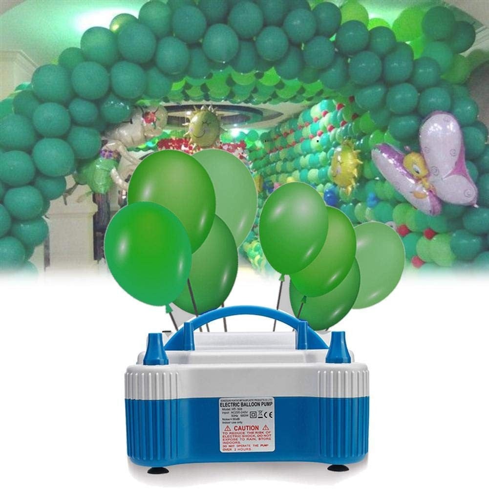 Pompa Electrica Pentru Umflat Baloane, 700 W, Doua Capete de Umflat, din Plastic, Albastru - vivimall.ro