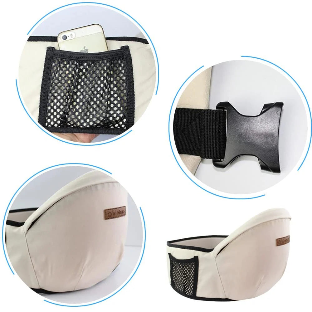 Port-Bebe Ergonomic Ajustabil Cu Scaun | BabyComfort