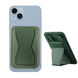 Portofel Flippy MagSafe pentru carduri cu suport integrat, Verde - vivimall.ro