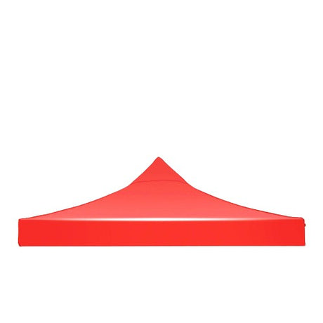 Prelata,copertina pentru acoperis cort tip pavilion Vivimall, 2 x 2 m , impermeabila, invelis din material textil oxfort 700D, cauciucat Rosu - vivimall.ro