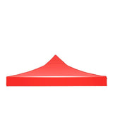 Prelata,copertina pentru acoperis cort tip pavilion Vivimall, 3 x 3 m , impermeabila, invelis din material textil oxfort 700D, cauciucat Rosu, Resigilat - vivimall.ro