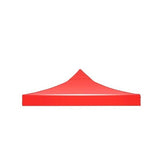 Prelata,copertina pentru acoperis cort tip pavilion Vivimall, 3 x 3 m , impermeabila, invelis din material textil oxfort 700D, cauciucat Rosu, Resigilat - vivimall.ro