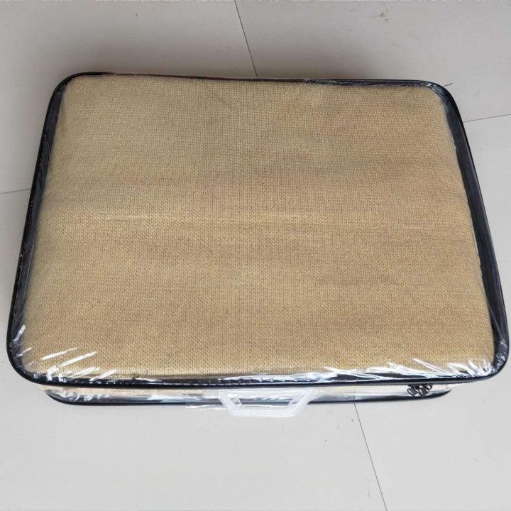 Prelata de soare/ Copertina de tip parasolar, triunghiulara, 4x4x4 m, galbena - vivimall.ro