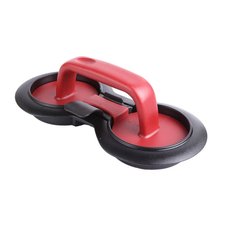 Presa dubla pentru hamburgeri 2 in 1, forma si presa, cu maner, material ABS, 20x10 cm, 140 g, negru - vivimall.ro