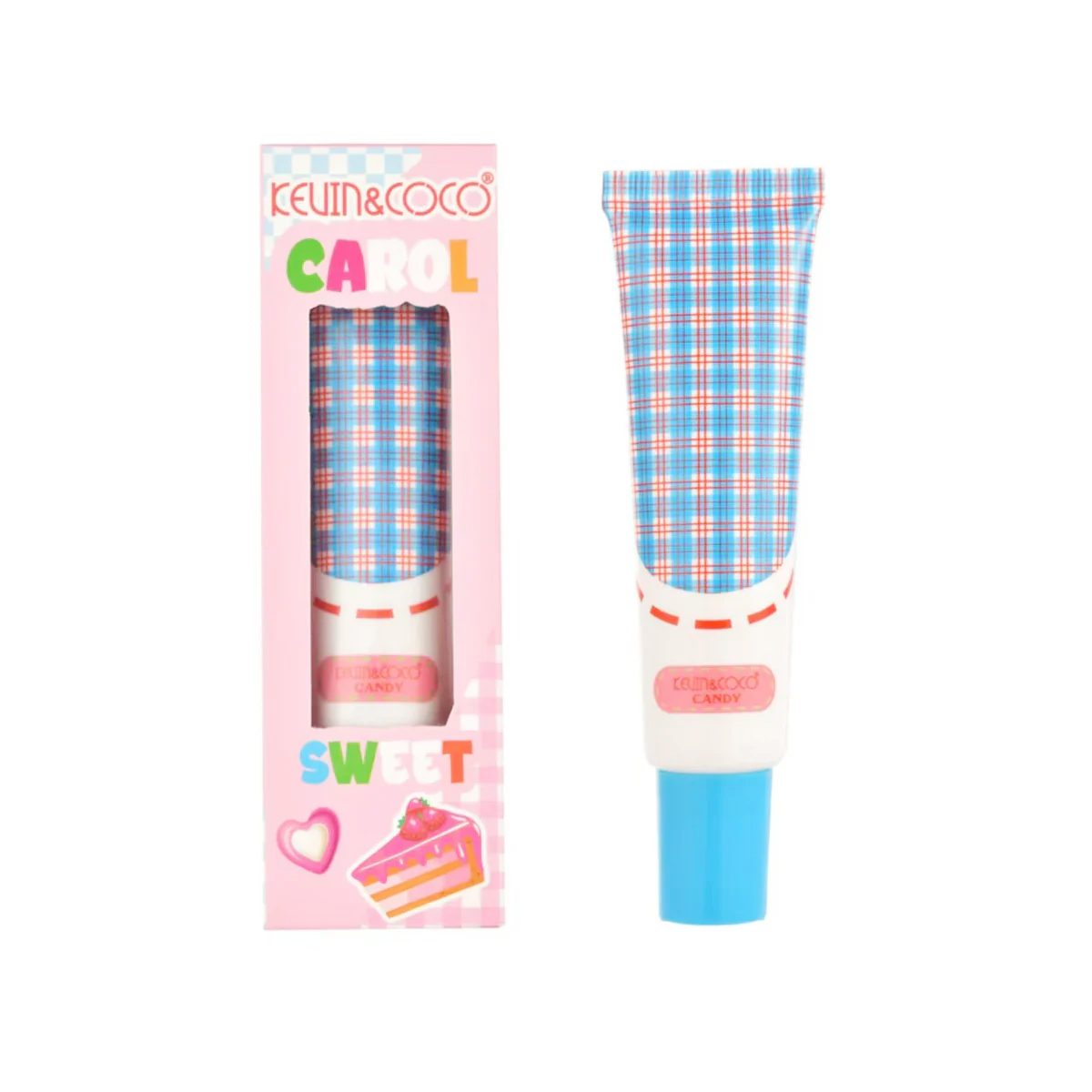 Primer machiaj Kevin & Coco Carol 35 ml, flacon transparent, vedere frontală cu etichetă