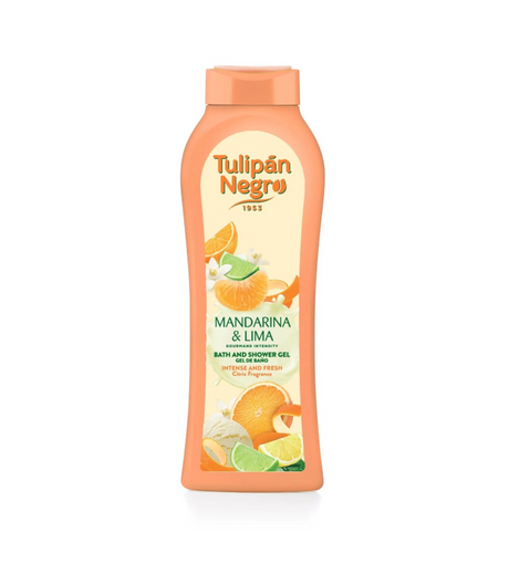 Gel de Dus Tulipan Negro Mandarin și Lime 650ml – Revitalizează-ți Pielea
