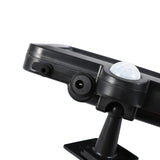 Lampa solara Vivimall cu senzor de miscare, 108 COB LED, 2 grile, ip65, negru - vivimall.ro