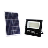 Proiector LED SMD 400W cu incarcare solara Vivimall, panou solar, cu telecomanda, suport prindere, material ABS, 12AH, 473 LED-uri, 969Lm, 20x15 cm, negru - vivimall.ro