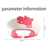 Viziera De Protectie Baie Pentru Copii, Fippy, Model Hipopotam, Dimensiune Ajustabila, Durabil, Usor De Curatat, Impotriva Samponului, Pentru Ochi Si Urechi, Tpe+Pp, 22X21 Cm - vivimall.ro