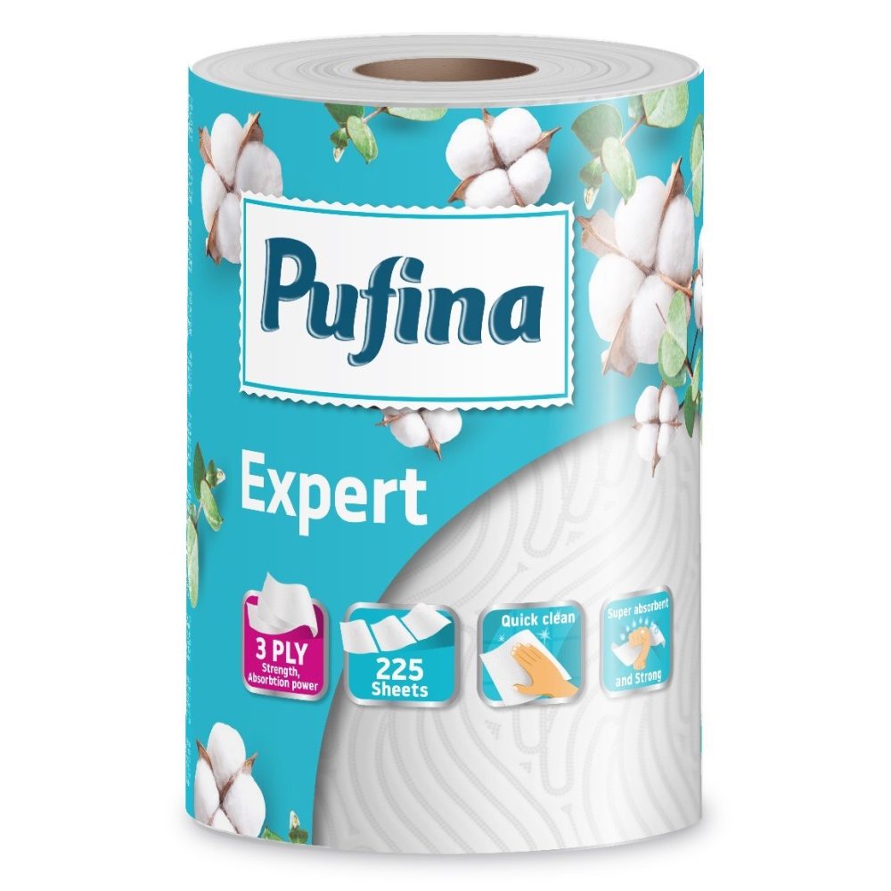 Prosop de Bucatarie, PUFINA, Expert, 3 Straturi, 50 m - vivimall.ro