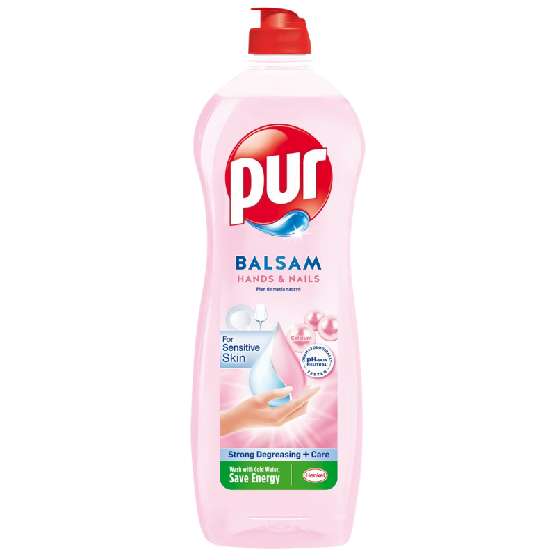 Płyn de Mycia Naczyń Pur Balsam Hands & Nails 750ML – Curăță și Protejează Dâlnile