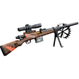 Pusca de Jucarie 98K Ultrarealista, Vivimall, Manuala, cu Luneta, 10 de Proiectile din Spuma Moale, 5 Cartuse, 103 cm, 14 ani+, Maro - vivimall.ro