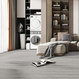 Set 36 Placi Autoadezive pentru Pardoseala, Flippy, din PVC, Impermeabil, Ignifug, Usor de Curatat, Dimensiune Placa 91.44 x 15.24 cm, Grosime 1.5 mm, Acoperire 5 m2, Model 1, Gri - vivimall.ro