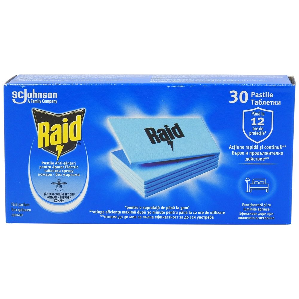 Raid Szúnyogirtó Tabletta 30 db