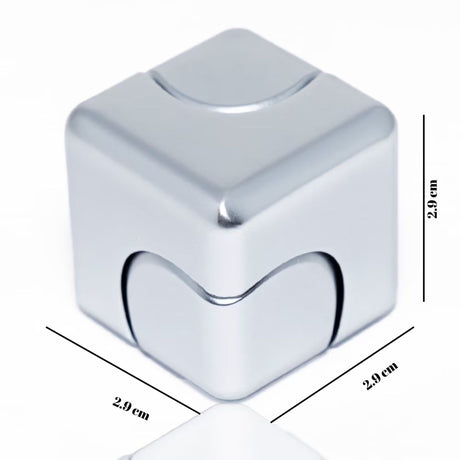 Cub Fidget Spinner Flippy dezasamblat în două piese magnetice independente, aliaj zinc, detaliu rulment R188