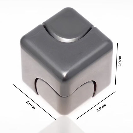 Fidget spinner Flippy dezasamblat în două piese magnetice independente, aliaj zinc CNC
