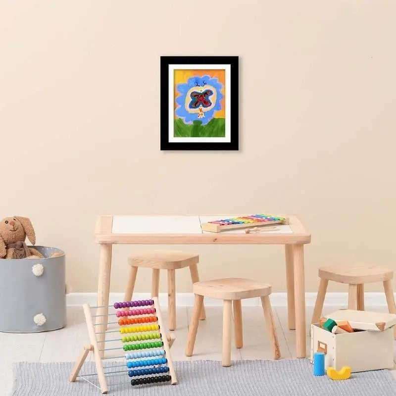 Rama Foto Din Plastic, Cu Spatiu Pentru Depozitare, Pentru Desene Si Picturi A4, Sticla Securizata - vivimall.ro