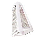 Razatoare de bucatarie cu cutie colectoare Vivimall, doua tipuri de lame, carcasa inox si ABS, design practic, alb - vivimall.ro