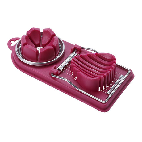 Feliator Multifunctional Pentru Oua, Mozzarela, Fructe, 2 Forme De Feliere, Agatatoare, 20 Cm - vivimall.ro
