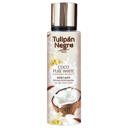 Tulipán Negro Coco Pure White — Spray de corp 250 ml - vivimall.ro