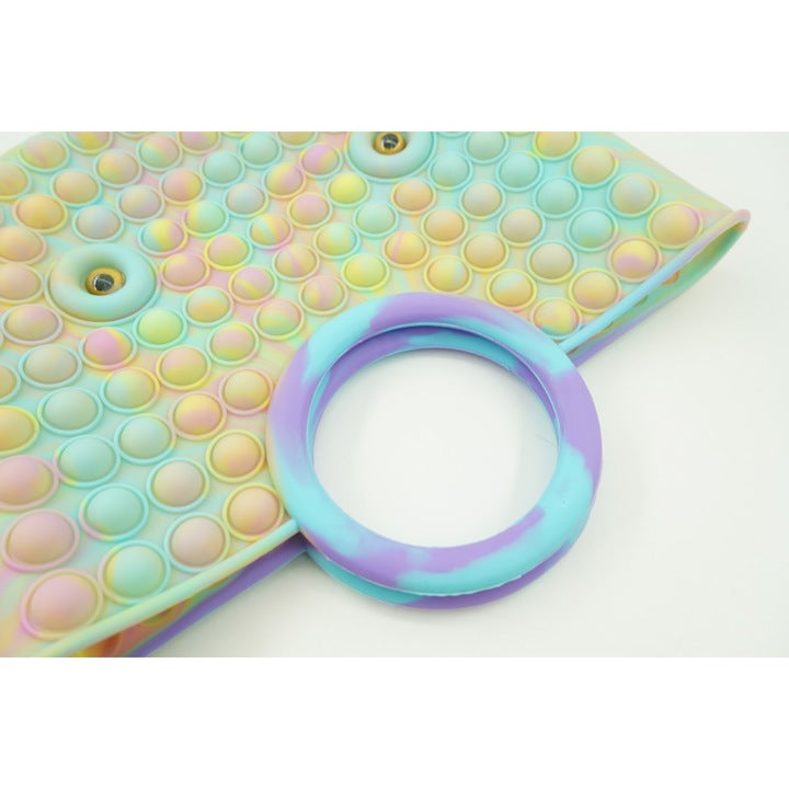 Pop It Szilikon Táska 28 Cm Többszínű | BubbleEase