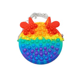 Pop It Cow szivárvány táska | BubbleBag 2