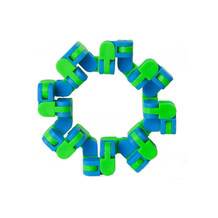 Kígyós Puzzle 24 Darabos Zöld/Kék | GreenSnake