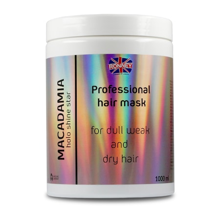 Mască de întărire RONNEY HoLo Shine Star Macadamia, 1000 ml - vivimall.ro
