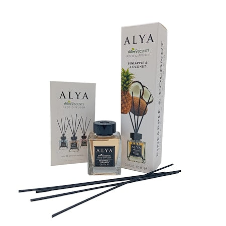 ALYA Difuzor cu bețișoare — Ananas și Cocos, 100 ml - vivimall.ro
