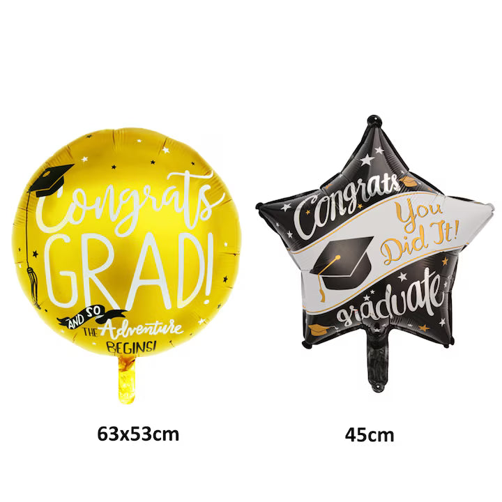 2 db-os csillag és golyó lufi készlet | GradBalloon