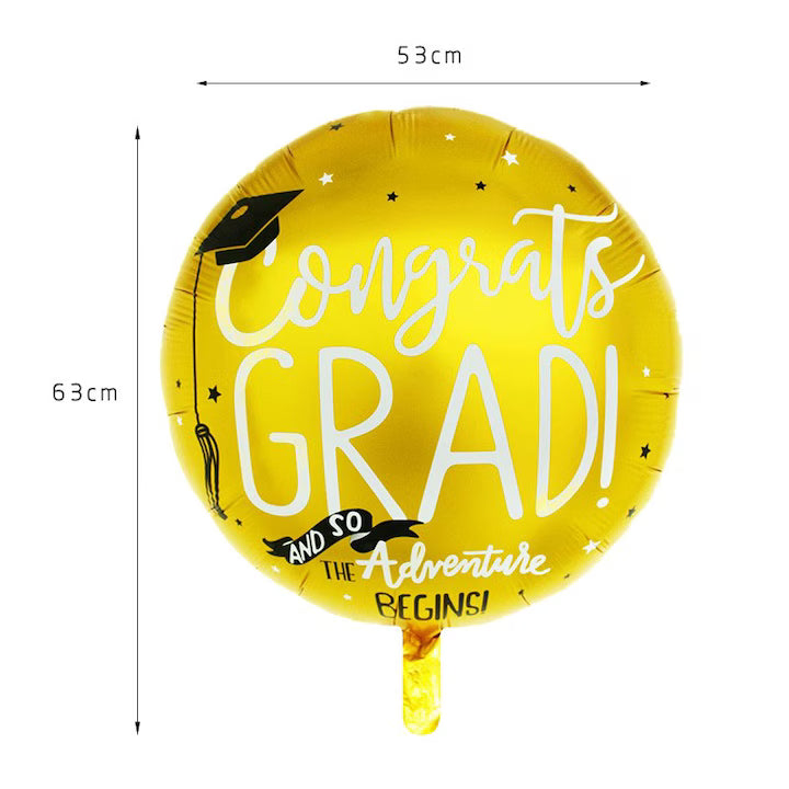 2 db-os csillag és golyó lufi készlet | GradBalloon