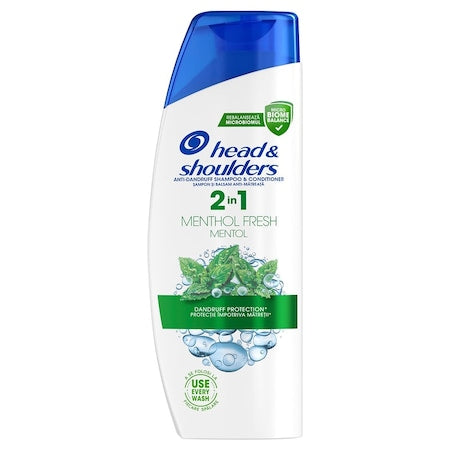 Head & Shoulders Menthol Fresh 2în1, șampon 330 ml - vivimall.ro