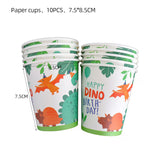 Set 10 Pahare De Carton Dino Happy Birthday | JoyCup 2