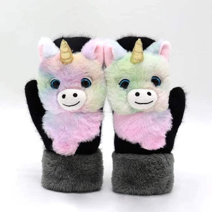 Unikornis hővédő kesztyűk gyerekeknek | PuffyKids
