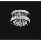 Lustra Led Cu Cristal Abel, Diametru 25Cm, Lumina Rece/Calda/Neutra - vivimall.ro