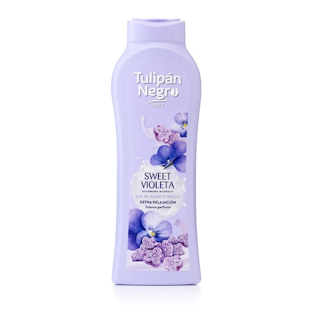 Gel de duș Tulipán Negro Sweet Violeta, 650 ml - vivimall.ro