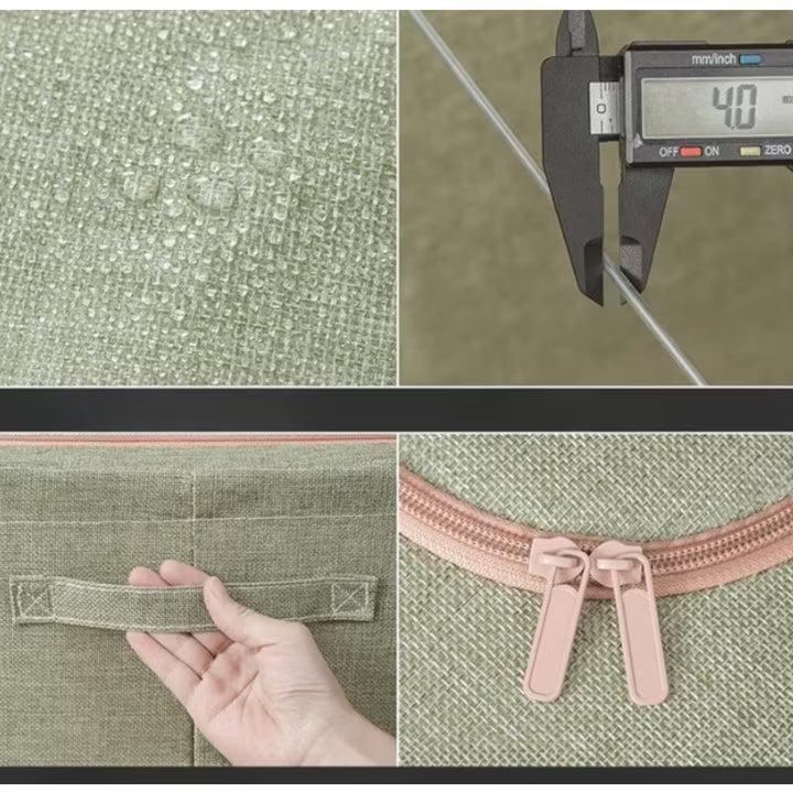 Cutie De Depozitare Pliabila 66 L Verde | HomeFlex
