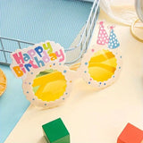Bézs színű parti dekorációs szemüvegek | BirthdayVibes