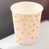 10 darabos rózsaszín pöttyös szemüveg szett | JoyCup 9