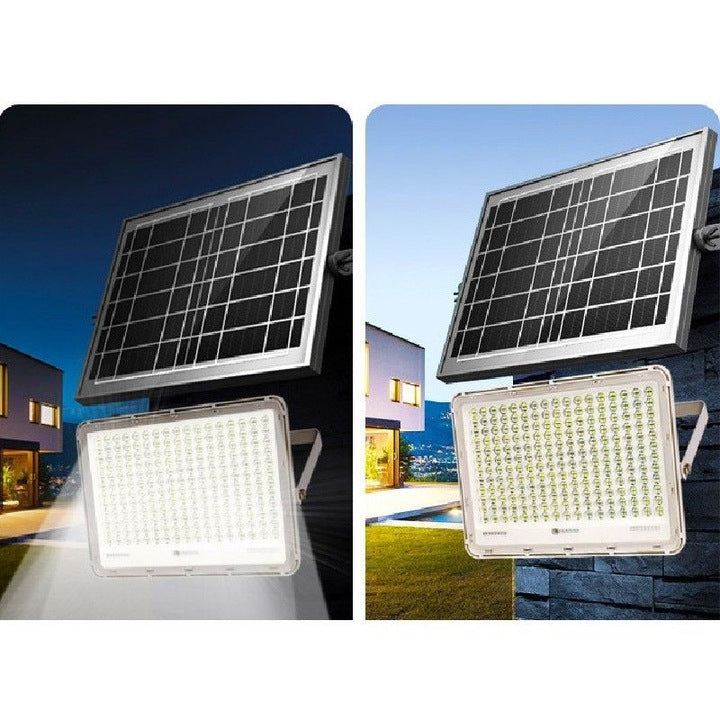 LED reflektor napelemmel 216 LED | EcoLumen 2