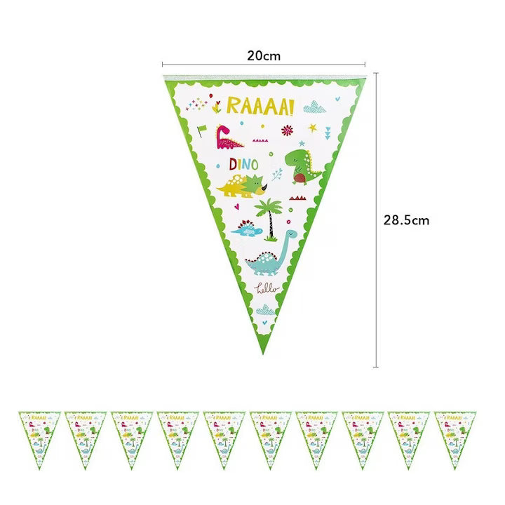 10 darabos Dino Park zászlókészlet | RexParty