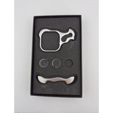 Resigilat: Husa Metalica Compatibila cu iPhone 16 Pro, Flippy, Protectie pentru Colturile Telefonului si Camera, Aliaj, Antisoc, Antizgariere, Argintiu