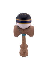 RESIGILAT - Kendama X Originala ROYAL SPIKE, Profesionala, Flippy, Cupe Mari KING SIZE V3, Super Sticky, Gaura in Baza, Rulment Metalic, din lemn 18 cm, Ata 62/65 cm, Inel Albastru inchis - vivimall.ro