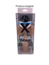 RESIGILAT2 - Kendama X Originala ROYAL SPIKE, Profesionala, Flippy, Cupe Mari KING SIZE V3, Super Sticky, Gaura in Baza, Rulment Metalic, din lemn 18 cm, Ata 62/65 cm, Inel Albastru Deschis - vivimall.ro